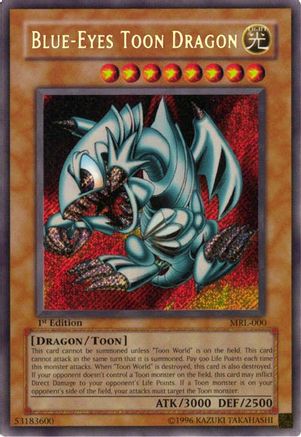 Blue-Eyes Toon Dragon [MRL-000] Secret Rare