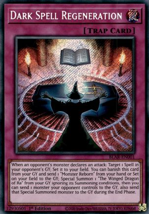 Dark Spell Regeneration [BLAR-EN001] Secret Rare