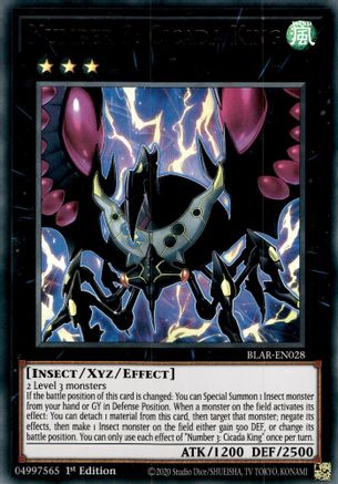 Number 3: Cicada King [BLAR-EN028] Ultra Rare