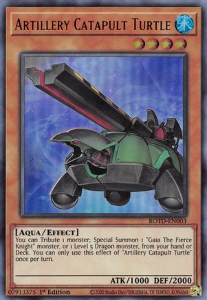 Artillery Catapult Turtle [ROTD-EN003] Ultra Rare