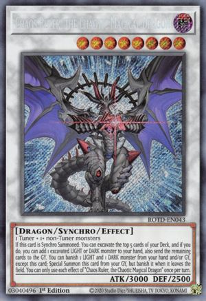 Chaos Ruler, the Chaotic Magical Dragon [ROTD-EN043] Secret Rare