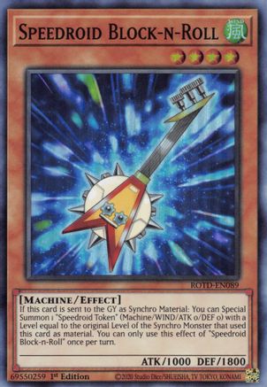 Speedroid Block-n-Roll [ROTD-EN089] Super Rare