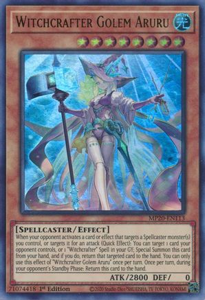 Witchcrafter Golem Aruru [MP20-EN113] Ultra Rare
