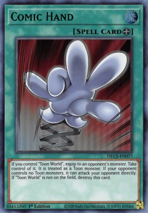 Comic Hand (Green) [DLCS-EN077] Ultra Rare