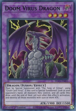 Doom Virus Dragon (Blue) [DLCS-EN055] Ultra Rare
