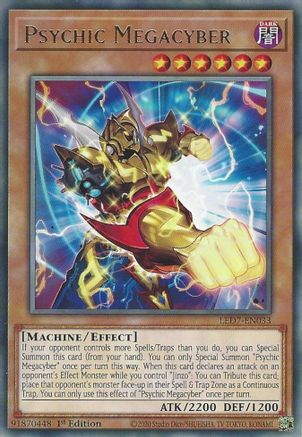 Psychic Megacyber [LED7-EN033] Rare