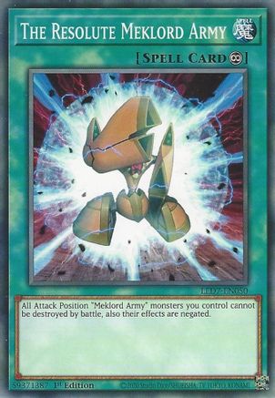 The Resolute Meklord Army [LED7-EN050] Common