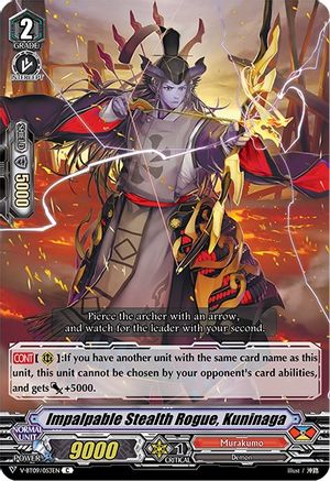 Impalpable Stealth Rogue, Kuninaga (V-BT09/053EN) [Butterfly d'Moonlight]
