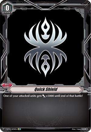 Quick Shield (Dark Irregulars) (V-BT09/SP31EN) [Butterfly d'Moonlight]