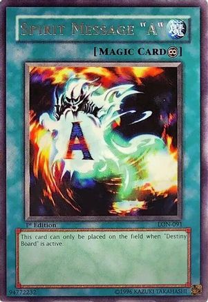 Spirit Message "A" [LON-091] Rare