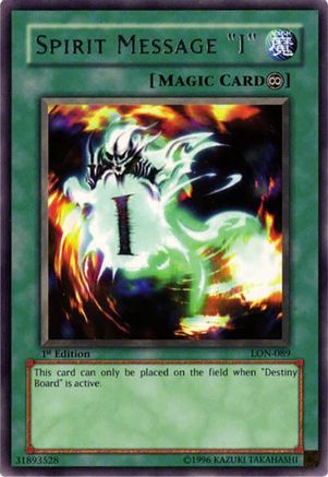 Spirit Message "I" [LON-089] Rare