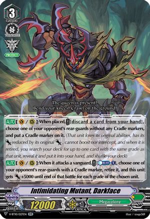 Intimidating Mutant, Darkface (V-BT10/027EN) [Phantom Dragon Aeon]