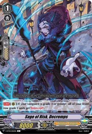 Sage of Risk, Decremps (V-BT10/052EN) [Phantom Dragon Aeon]