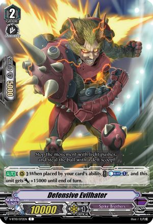 Defensive Evilhater (V-BT10/072EN) [Phantom Dragon Aeon]