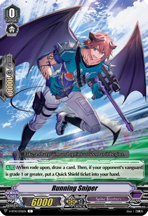 Running Sniper (V-BT10/076EN) [Phantom Dragon Aeon]