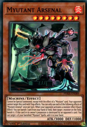 Myutant Arsenal [PHRA-EN089] Super Rare