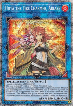 Hiita the Fire Charmer, Ablaze (Starlight Rare) [PHRA-EN100] Starlight Rare