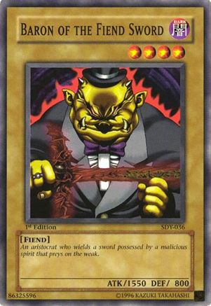Baron of the Fiend Sword [SDY-036] Common
