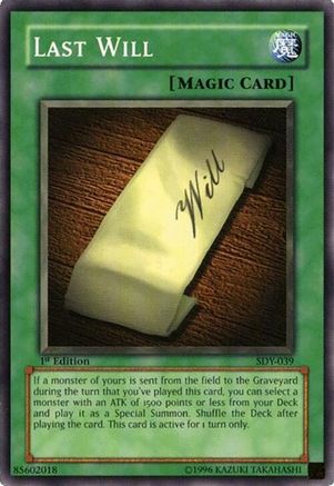 Last Will [SDY-A039] Common