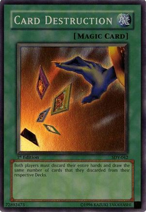 Card Destruction [SDY-A042] Super Rare (Australian Print)