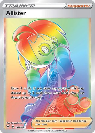 Allister (192/185) [Sword & Shield: Vivid Voltage]