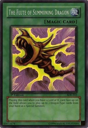 The Flute of Summoning Dragon [SDK-A042] Super Rare
