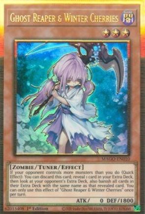 Ghost Reaper & Winter Cherries [MAGO-EN010] Gold Rare