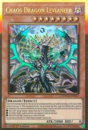 Chaos Dragon Levianeer [MAGO-EN017] Gold Rare