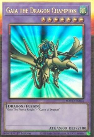Gaia the Dragon Champion [MAGO-EN025] Gold Rare