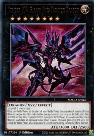 Number 107: Galaxy-Eyes Tachyon Dragon [MAGO-EN062] Rare