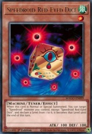 Speedroid Red-Eyed Dice [MAGO-EN099] Rare
