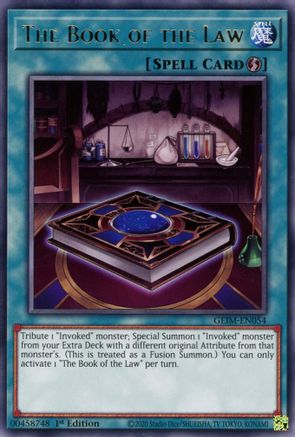 The Book of the Law [GEIM-EN054] Rare
