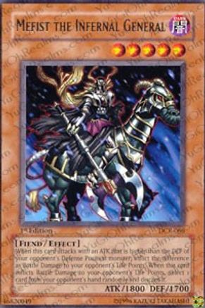 Mefist the Infernal General [DCR-066] Rare