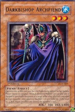 Darkbishop Archfiend [DCR-069] Rare