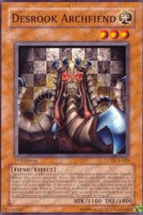 Desrook Archfiend [DCR-070] Common