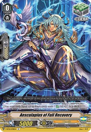 Aesculapius of Full Recovery (V-BT12/078EN) [Divine Lightning Radiance]