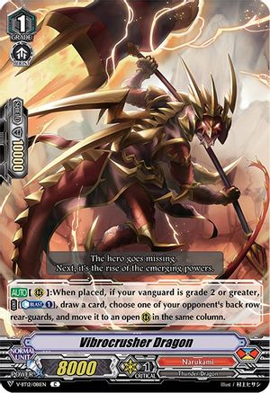 Vibrocrusher Dragon (V-BT12/081EN) [Divine Lightning Radiance]