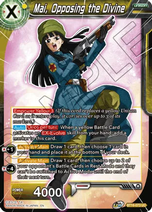 Mai, Opposing the Divine (BT16-073) [Realm of the Gods]