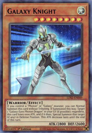 Galaxy Knight (Blue) [LDS2-EN049] Ultra Rare