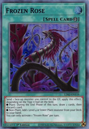 Frozen Rose (Blue) [LDS2-EN119] Ultra Rare