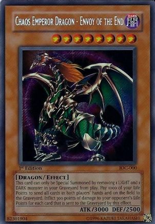 Chaos Emperor Dragon - Envoy of the End [IOC-000] Secret Rare