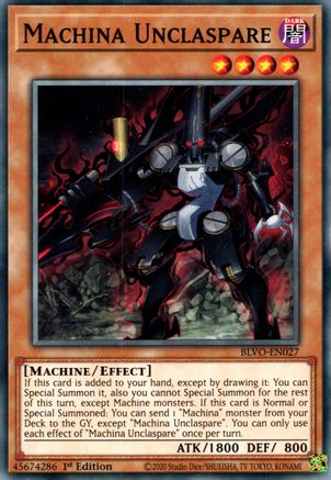 Machina Unclaspare [BLVO-EN027] Common