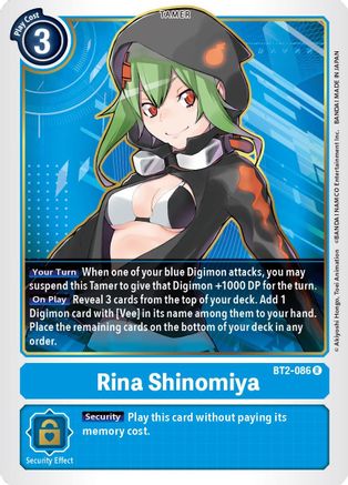 Rina Shinomiya [BT2-086] [Release Special Booster Ver.1.5]