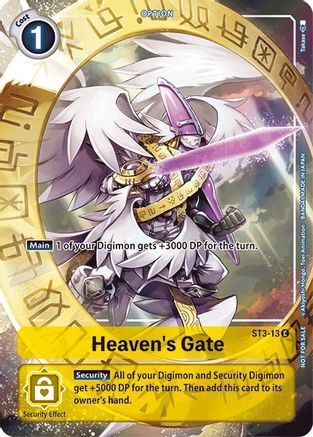 Heaven's Gate [ST3-13] (Tamer's Evolution Box) [Starter Deck: Heaven's Yellow Promos]