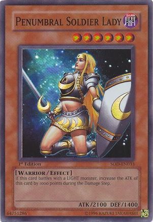 Penumbral Soldier Lady [SOD-EN033] Super Rare