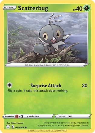 Scatterbug (011/163) [Sword & Shield: Battle Styles]