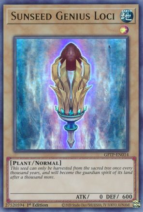 Sunseed Genius Loci [GFTP-EN014] Ultra Rare