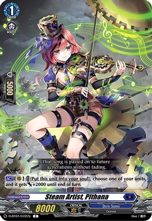 Steam Artist, Pithana (D-BT01/072EN) [Genesis of the Five Greats]