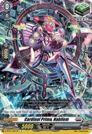 Cardinal Prima, Nabilem (D-BT01/091EN) [Genesis of the Five Greats]