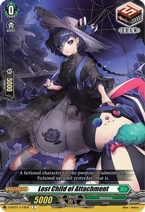 Lost Child of Attachment (D-BT01/115EN) [Genesis of the Five Greats]